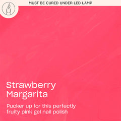 OPI GelColor Strawberry Margarita, brocha de precisión para una aplicación suave.