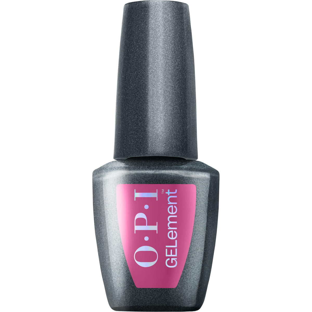 OPI GELement Pompeii Me in Nails muestra la botella de gel con brillo duradero.