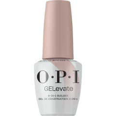 OPI GELevate botella gel transparente para adherencia clara y brillo duradero.