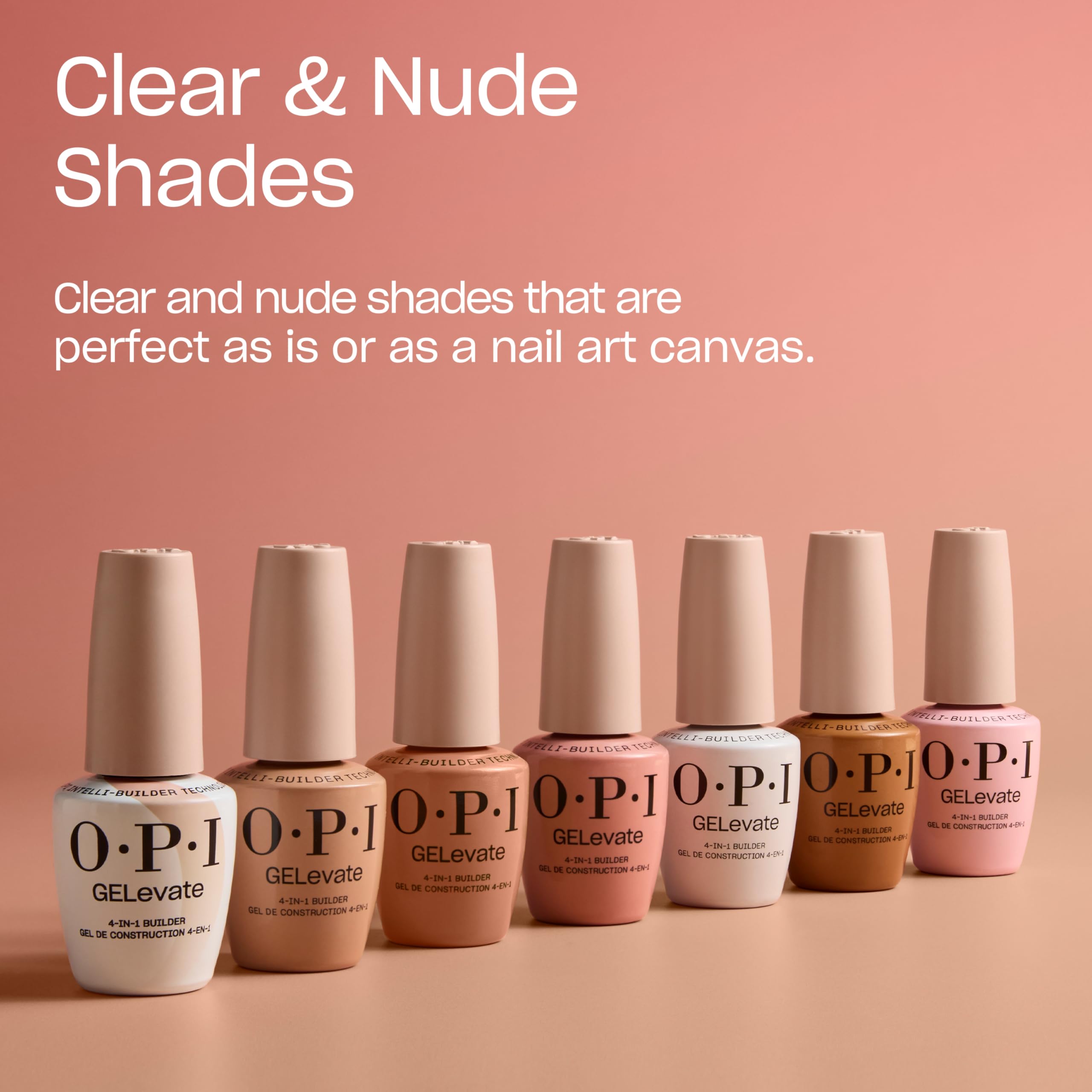 OPI GELevate curado rápido 10 segundos para flujo de trabajo eficiente.