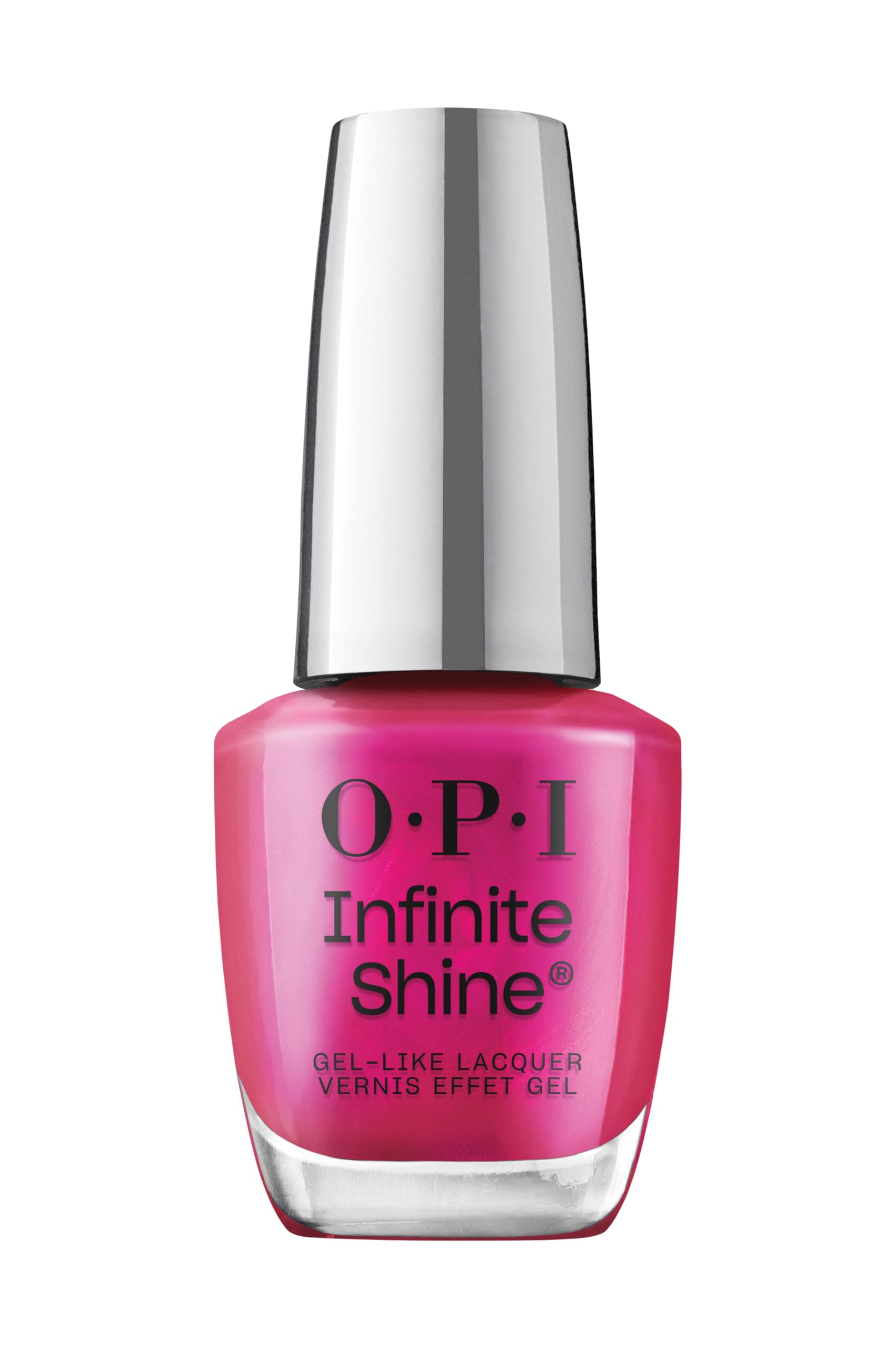 OPI Infinite Shine Pompeii Púrpura en botella, brillo duradero para uso diario.