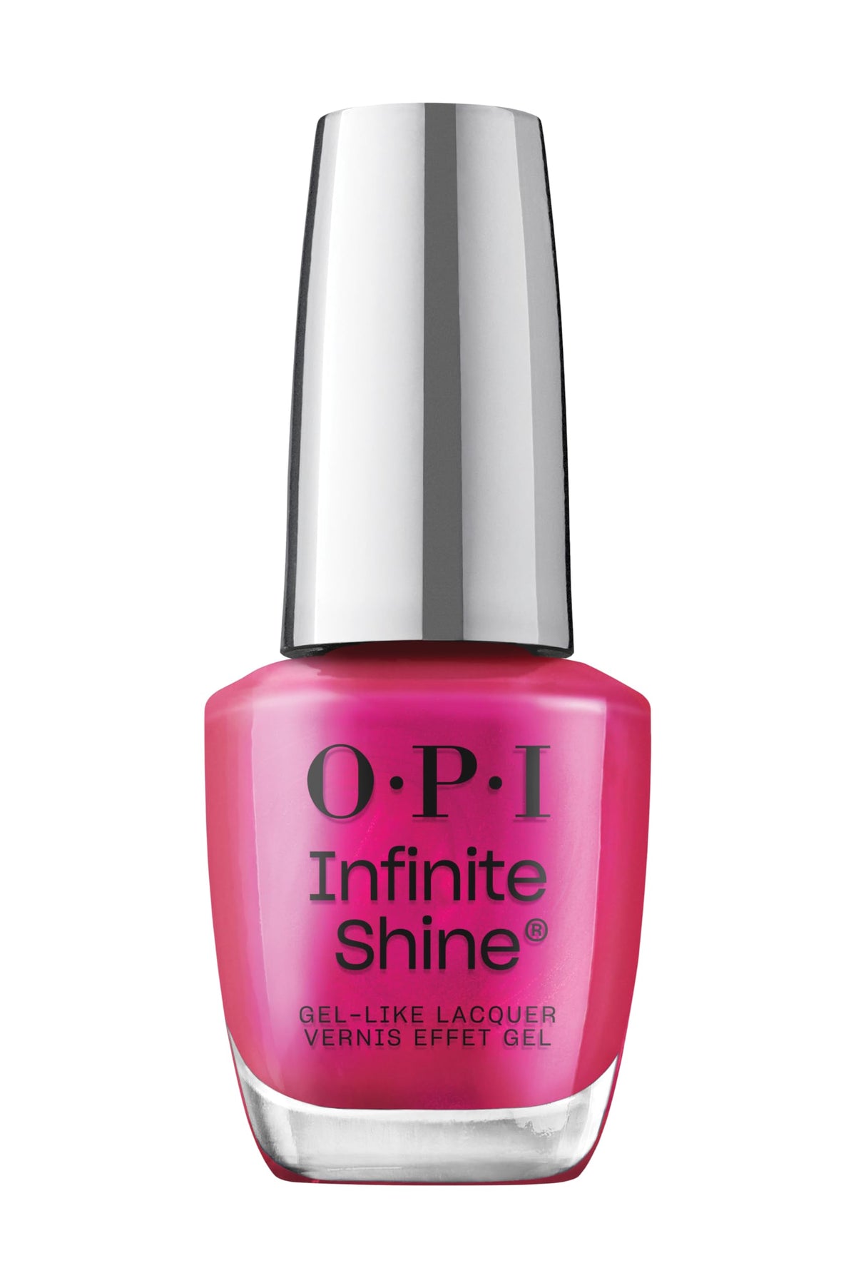 OPI Infinite Shine Pompeii Púrpura en botella, brillo duradero para uso diario.