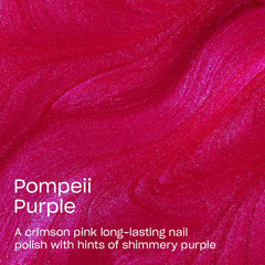 OPI Infinite Shine Pompeii Púrpura, dos capas para color opaco y duradero.