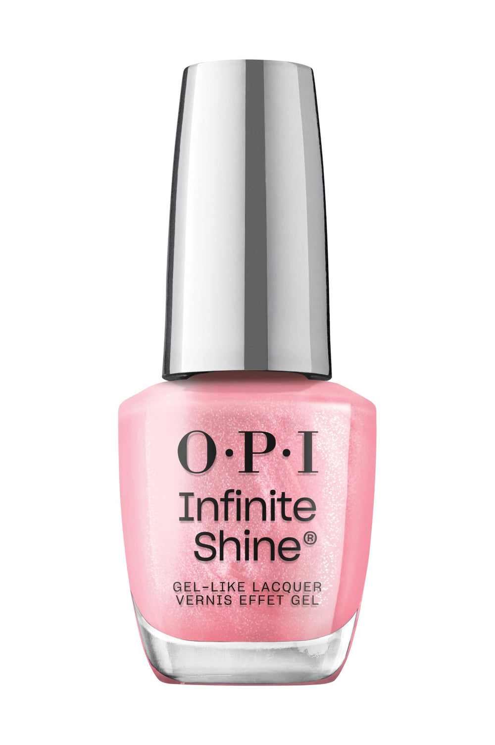 OPI Infinite Shine Princesses Rule, botella con color y acabado duradero.