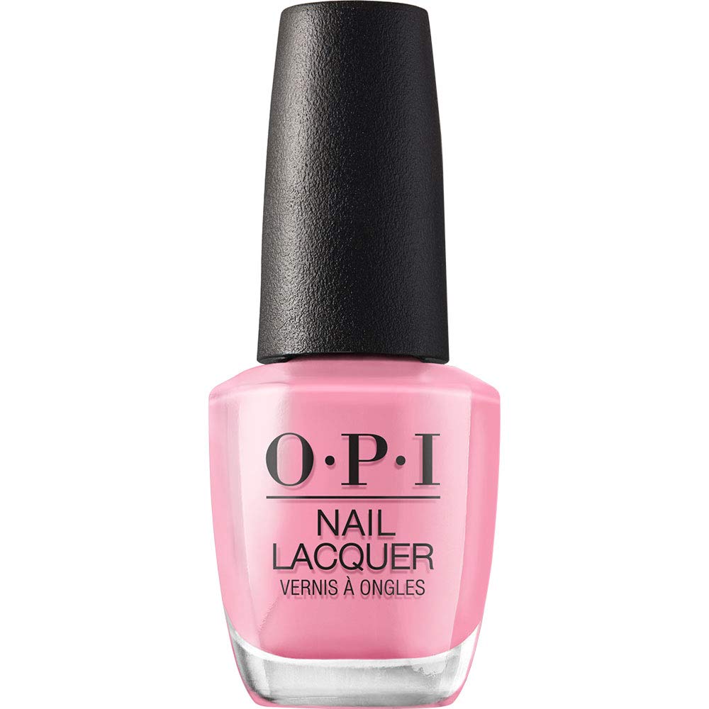 OPI Lima: botella rosa opaco, look suave y duradero.