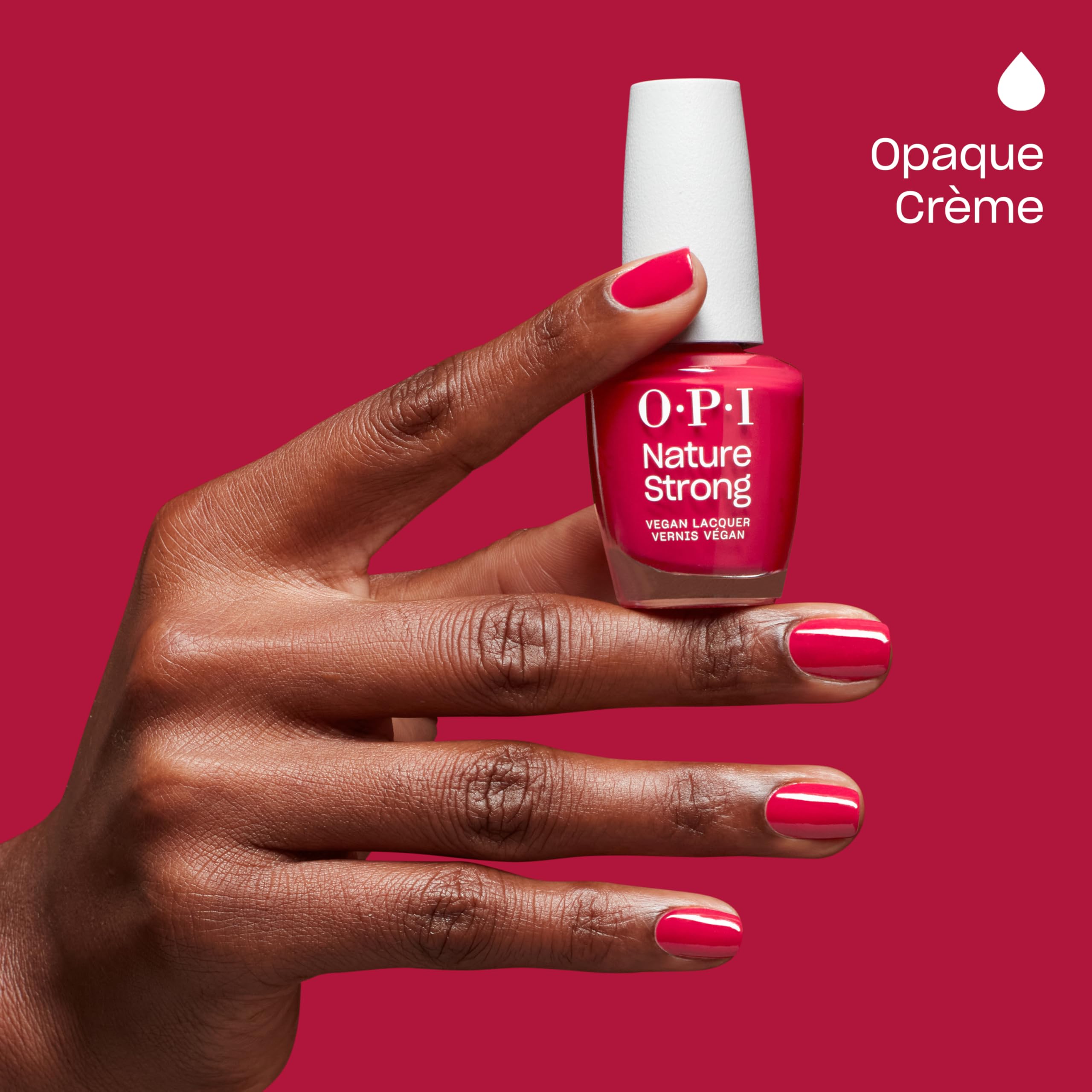 OPI Naturaleza Fuerte: fórmula vegana sin ingredientes animales.