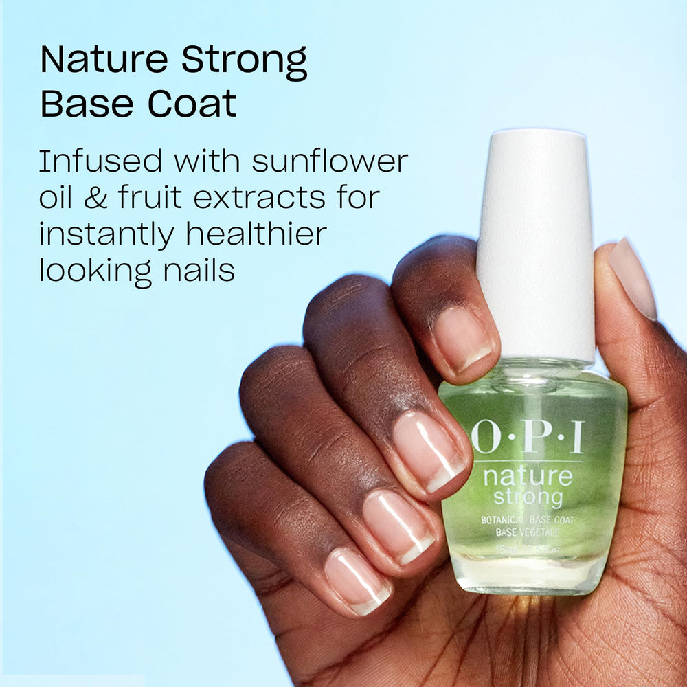 OPI Nature Strong Intenciones Rosa Oro, fórmula vegana y libre de crueldad
