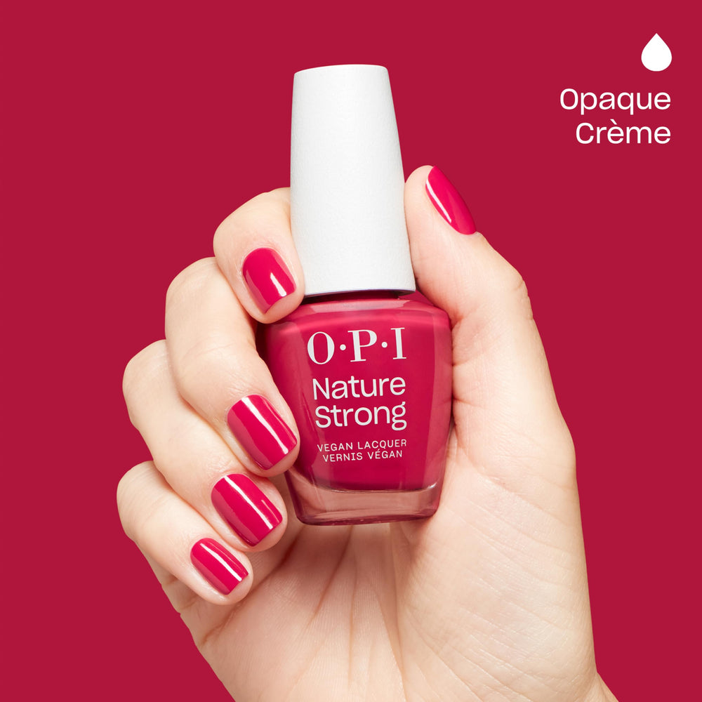 OPI Naturaleza Fuerte: etiqueta libre de crueldad para belleza consciente.