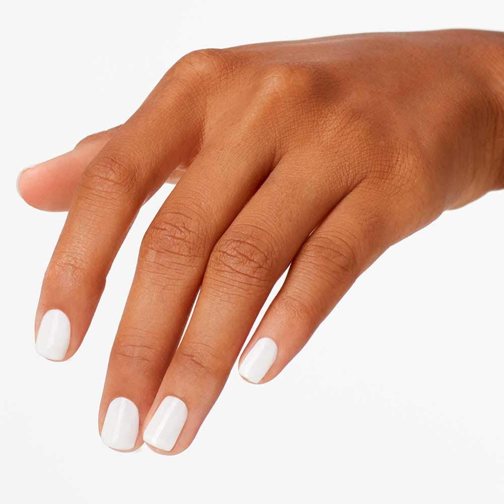 OPI Polvo Perfección Funny Bunny, aplicación rápida sin olor para un look limpio.