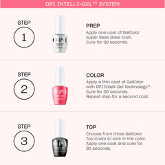 OPI Star Light LED lamp curing the top coat for quick, smudge-free nails.
