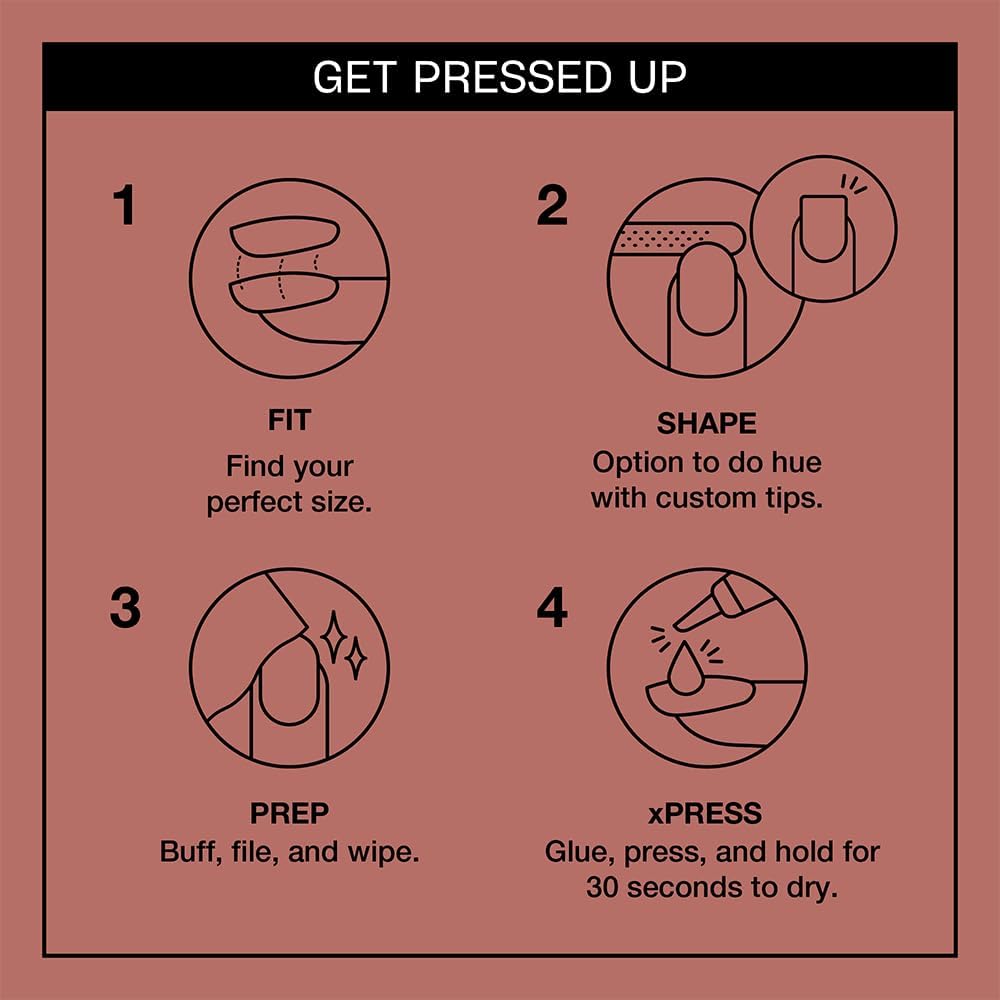 OPI xPRESS/ON El Mat-Adoring You durabilidad de 14 dias para look prolongado