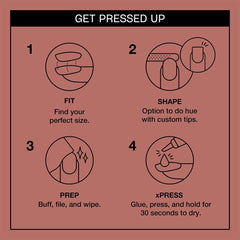OPI xPRESS/ON El Mat-Adoring You durabilidad de 14 dias para look prolongado