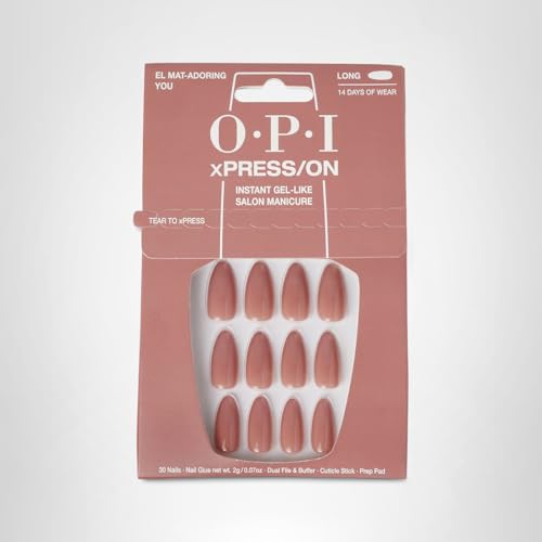 OPI xPRESS/ON El Mat-Adoring You variedades de disenios para estilos