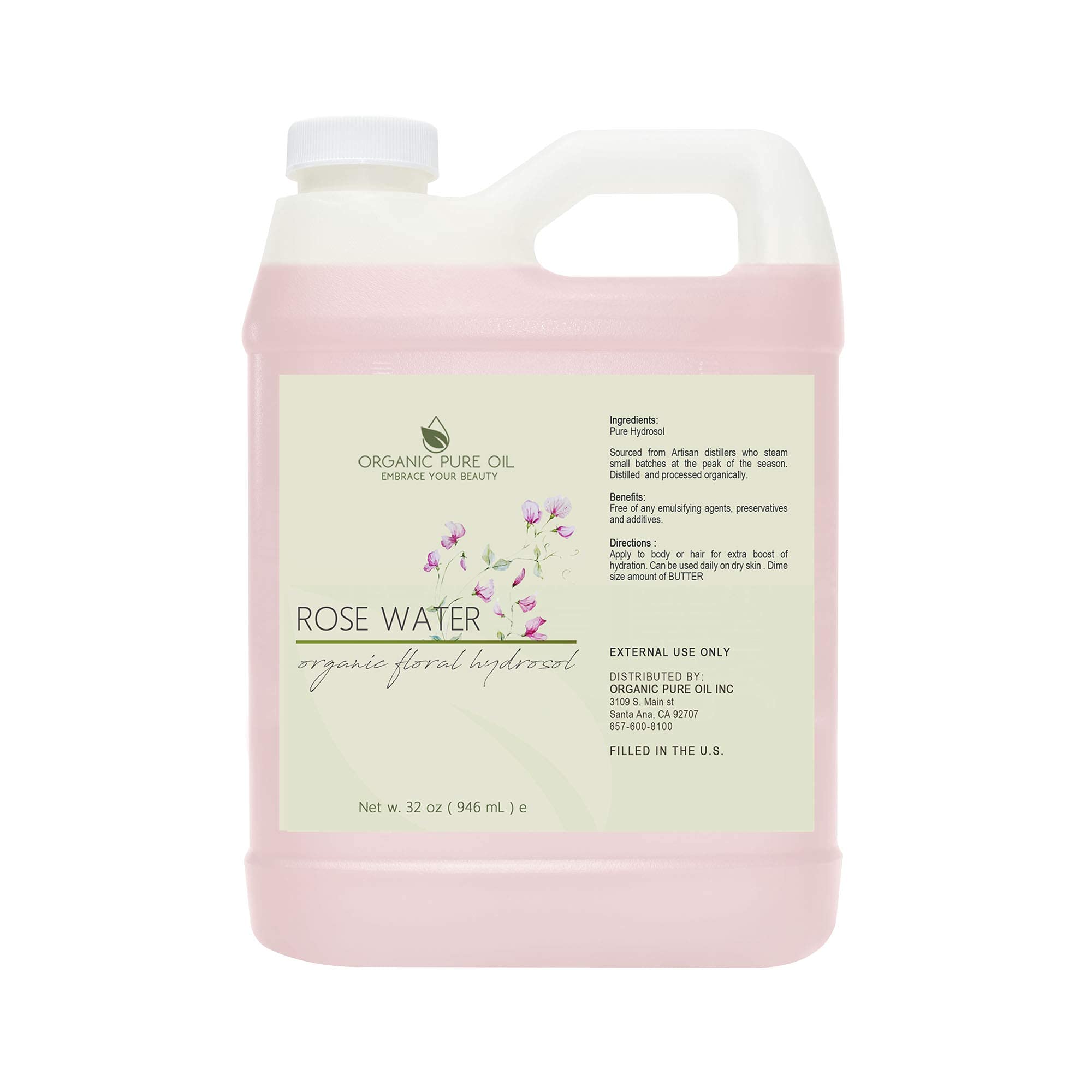 OPO Rosa Hidrosol para cabello, hidrata y deja aroma sutil