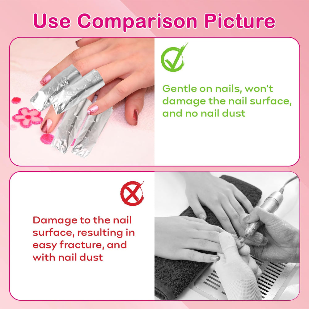 Envolturas Opvixi compatibles con gel, acrílico y UV para diferentes uñas