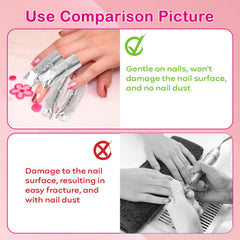 Envolturas Opvixi compatibles con gel, acrílico y UV para diferentes uñas