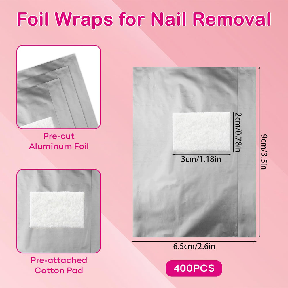 Pad de algodón sin pelusa grande Opvixi ideal para remover esmalte con acetona