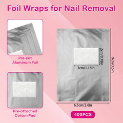 Pad de algodón sin pelusa grande Opvixi ideal para remover esmalte con acetona