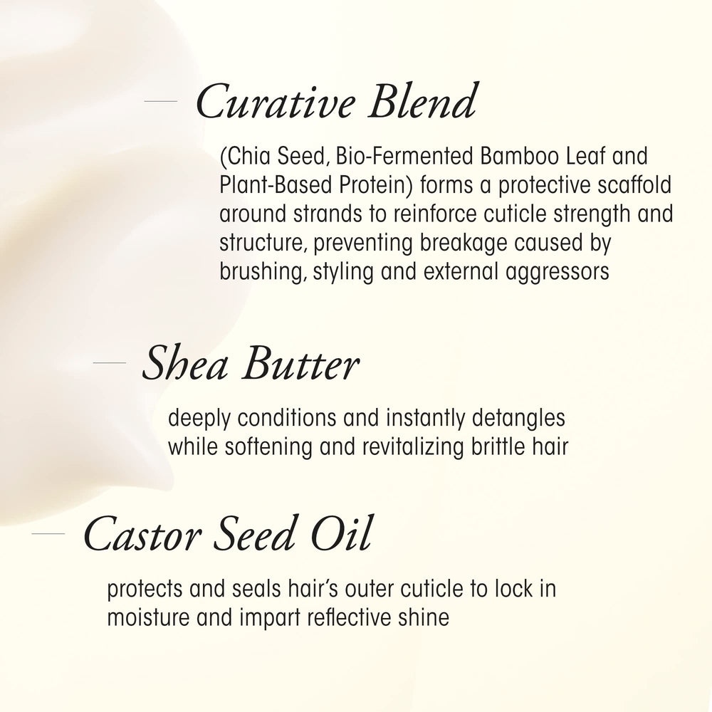 Oribe Alquimia: aplicación en cabello, sección por sección para fortalecimiento.