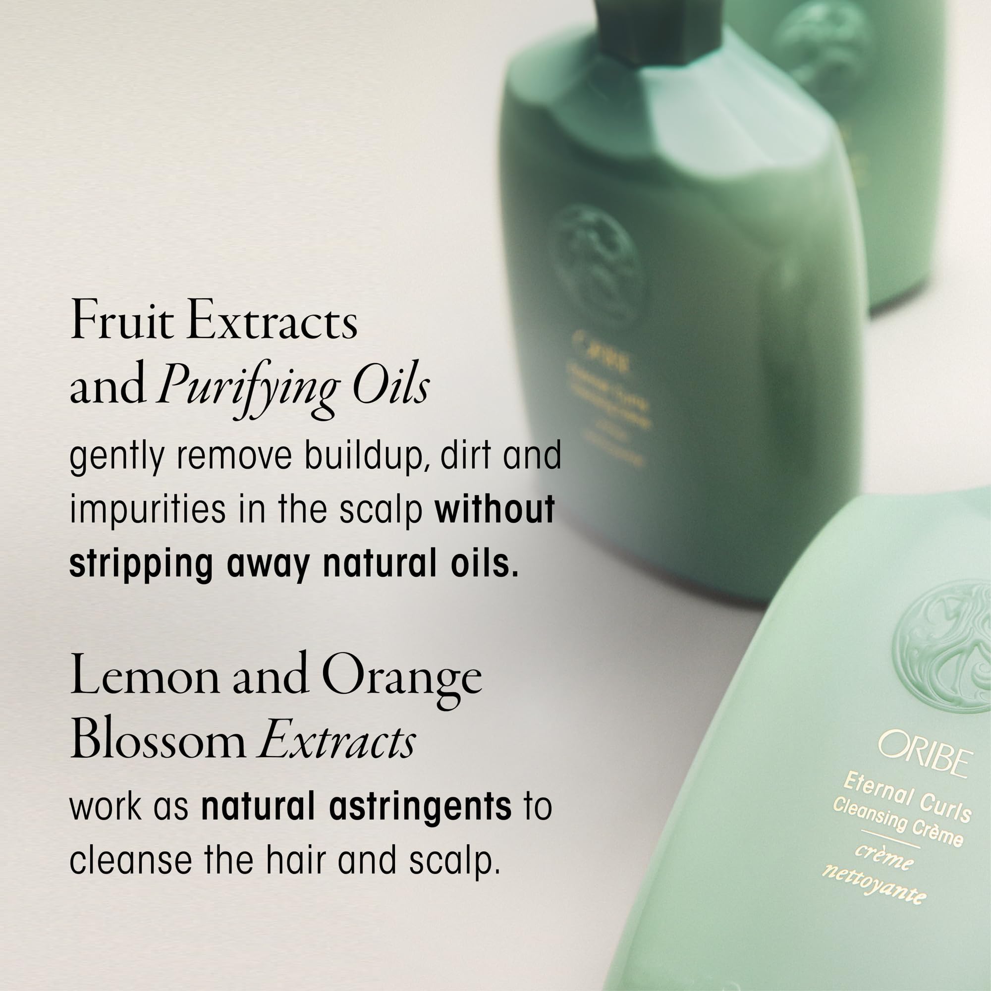 Esencia de cítricos en ORIBE para limpieza energizante y aroma fresco.