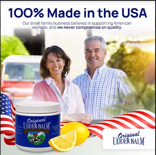 Original Udder Balm hecho en EE.UU. con ingredientes de confianza