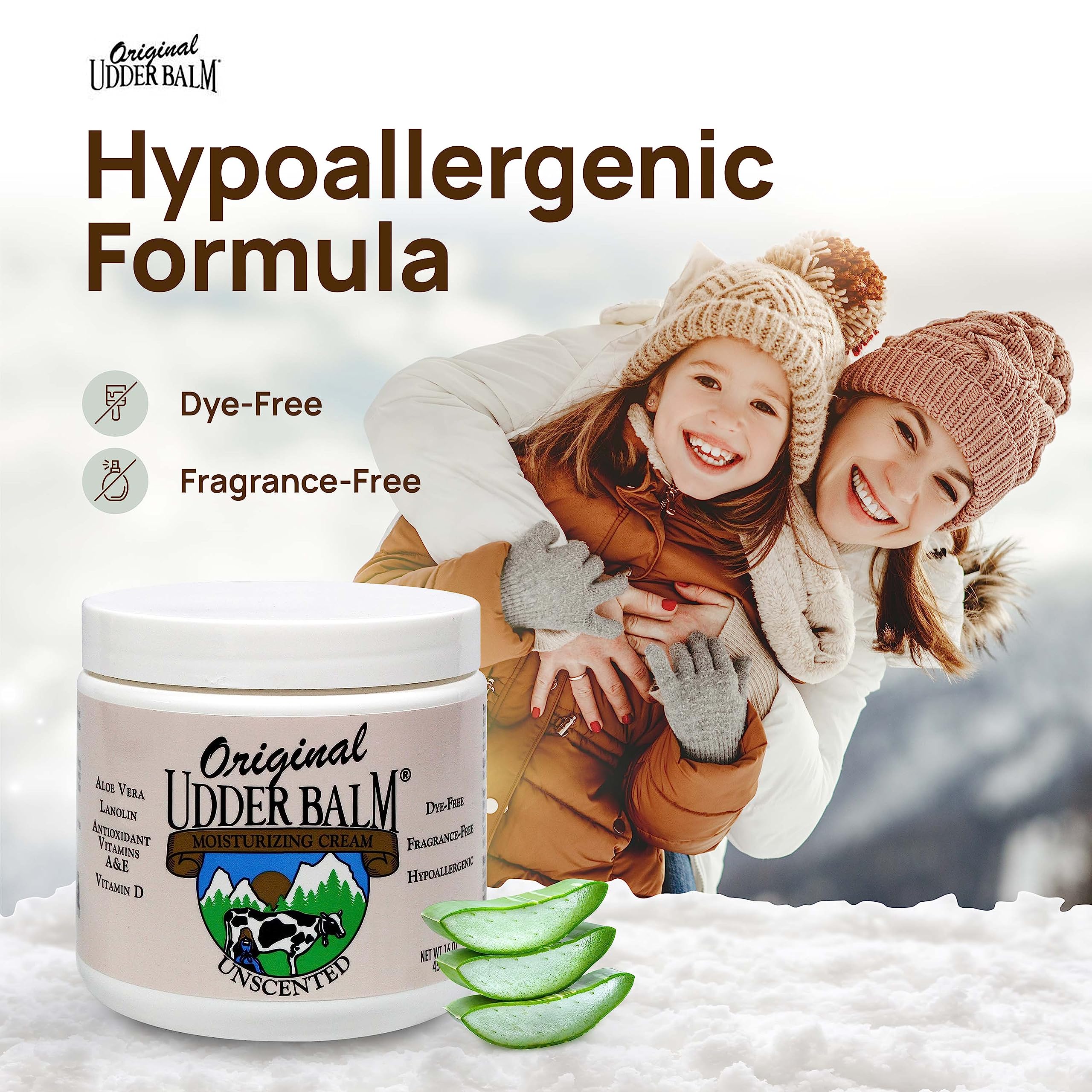 Original Udder Balm para manos secas, hidratación intensa y suave.