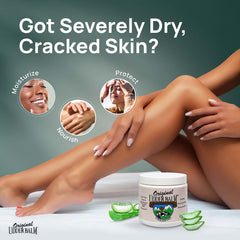 Original Udder Balm para pies secos, alivio de talones agrietados.