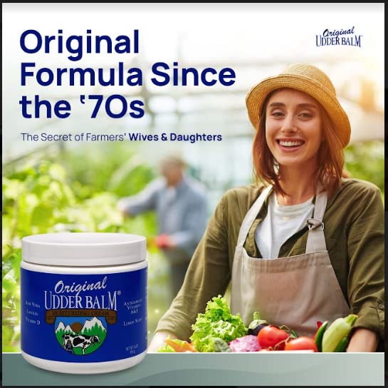 Original Udder Balm textura densa que se mantiene en la piel