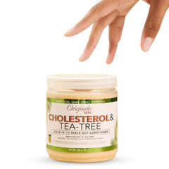 Textura cremosa del acondicionador, preparado para tratamiento profundo del cabello
