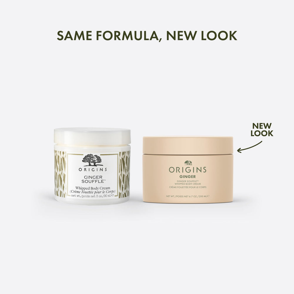 Origins crema corporal espumosa: textura ligera para uso diario.