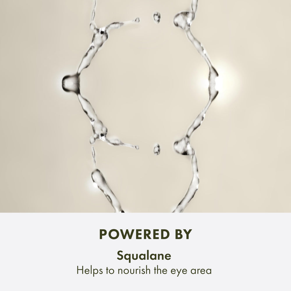 Origins Doctor Ojos etiqueta de ingredientes, producto vegano y libre de crueldad.