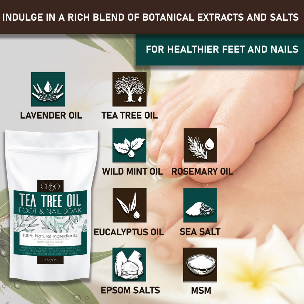 ORISO aceites aromáticos para pies, hidratación y aroma calmante