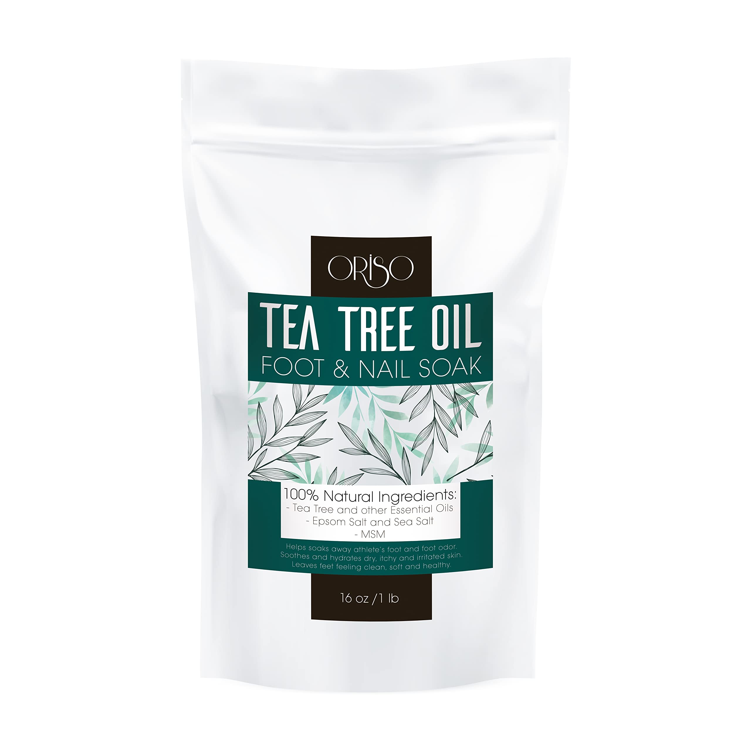 ORISO baño de pies con árbol de tea y lavanda para relajación