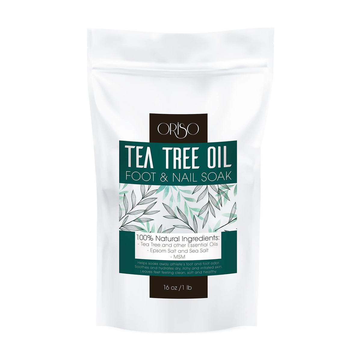 ORISO baño de pies con árbol de tea y lavanda para relajación