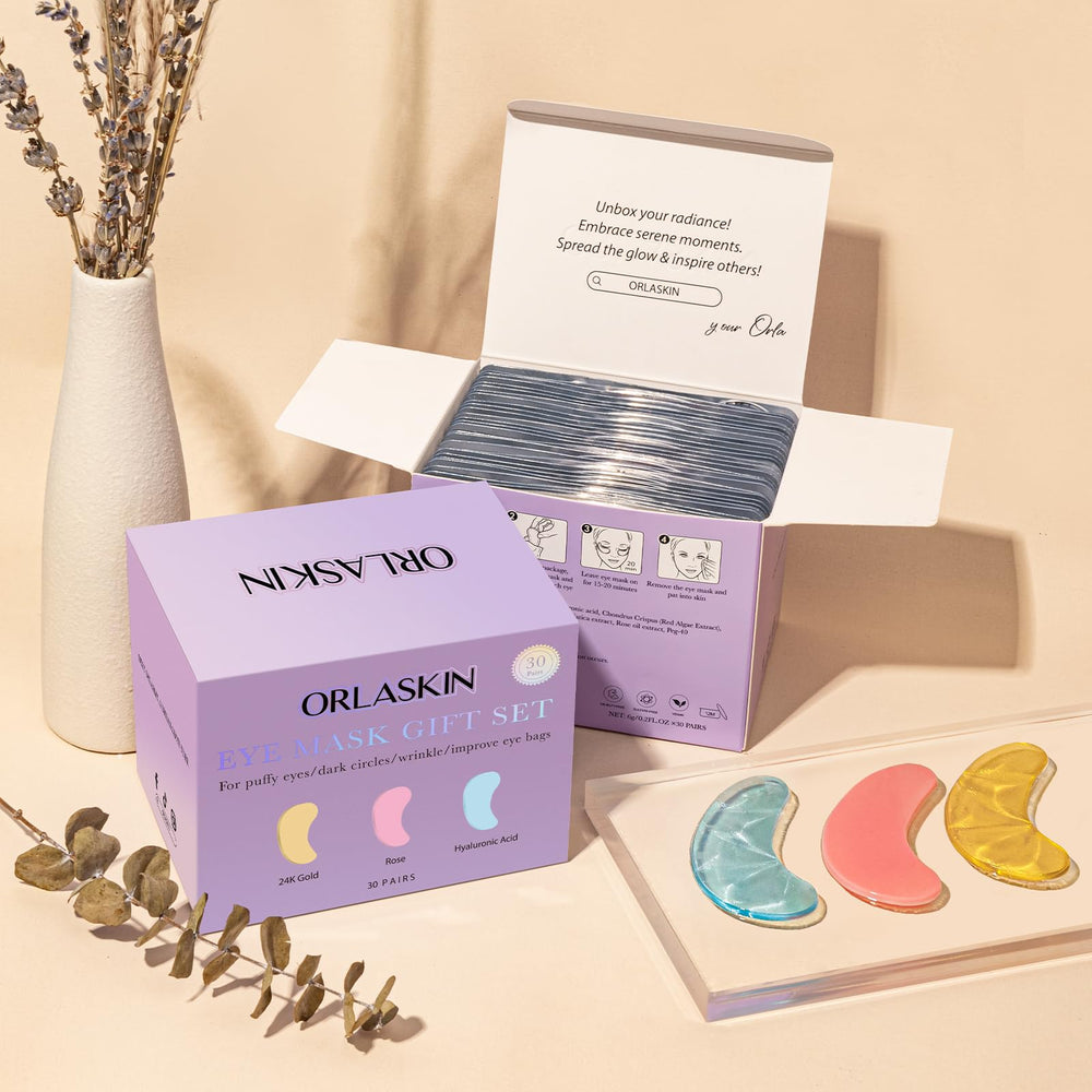 ORLASKIN parches de ojos con 24k oro, estimula la elasticidad