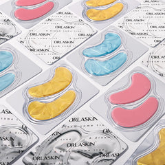 ORLASKIN parches ojos rosa, tratamiento rápido para ojeras y hinchazón