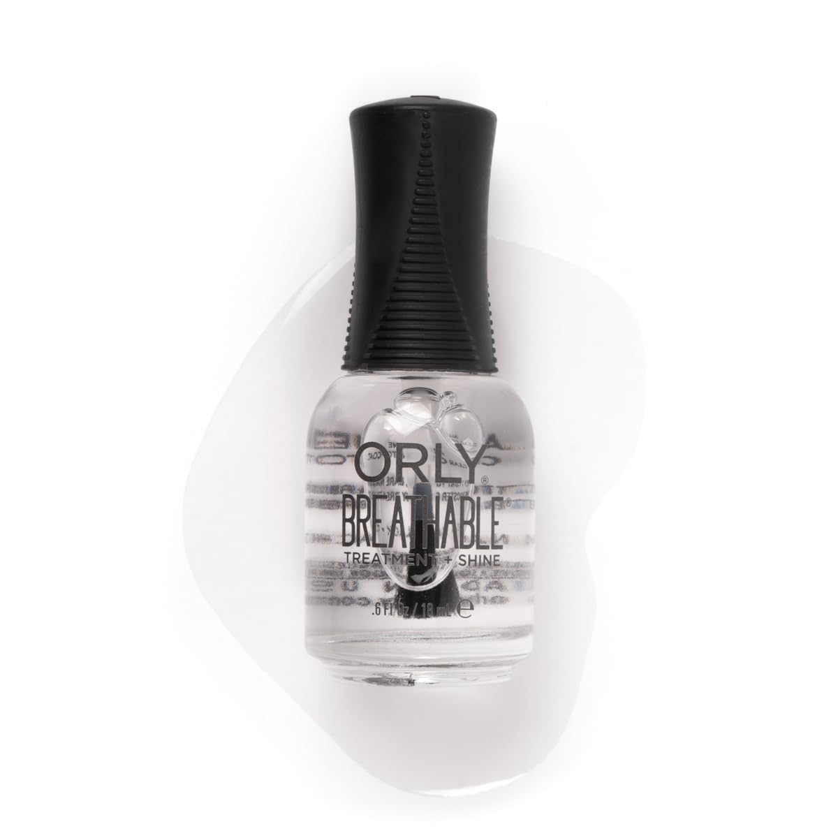 Orly Color de Uñas Transpirable con Tratamiento y Brillo, ideal para uso diario.