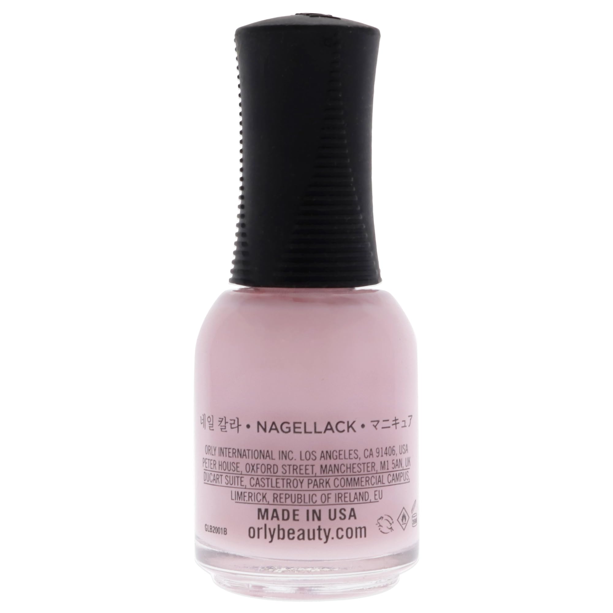 Orly Confetti, aplicación en la mano, rápida y uniforme para un acabado limpio.