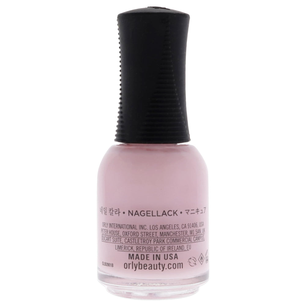 Orly Confetti, aplicación en la mano, rápida y uniforme para un acabado limpio.