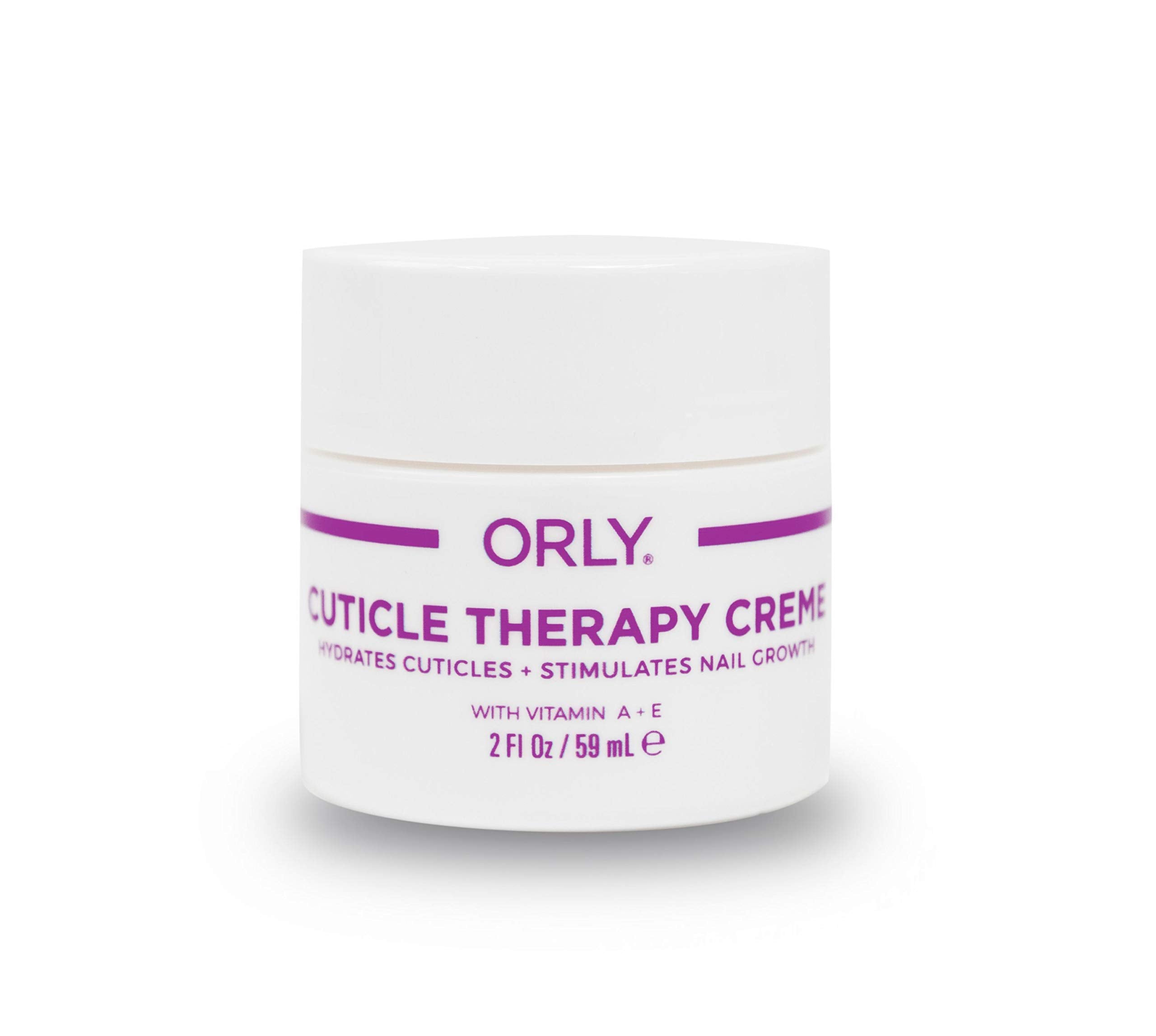 Orly crema para cuticulas, bote de 2 onzas, hidrata y suaviza la piel alrededor de las uñas