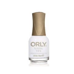 Esmalte Orly Blanco con punta suave para acabado limpio y brillo duradero