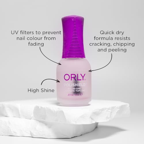 Orly Polishield fórmula de salón para resultados profesionales en casa.