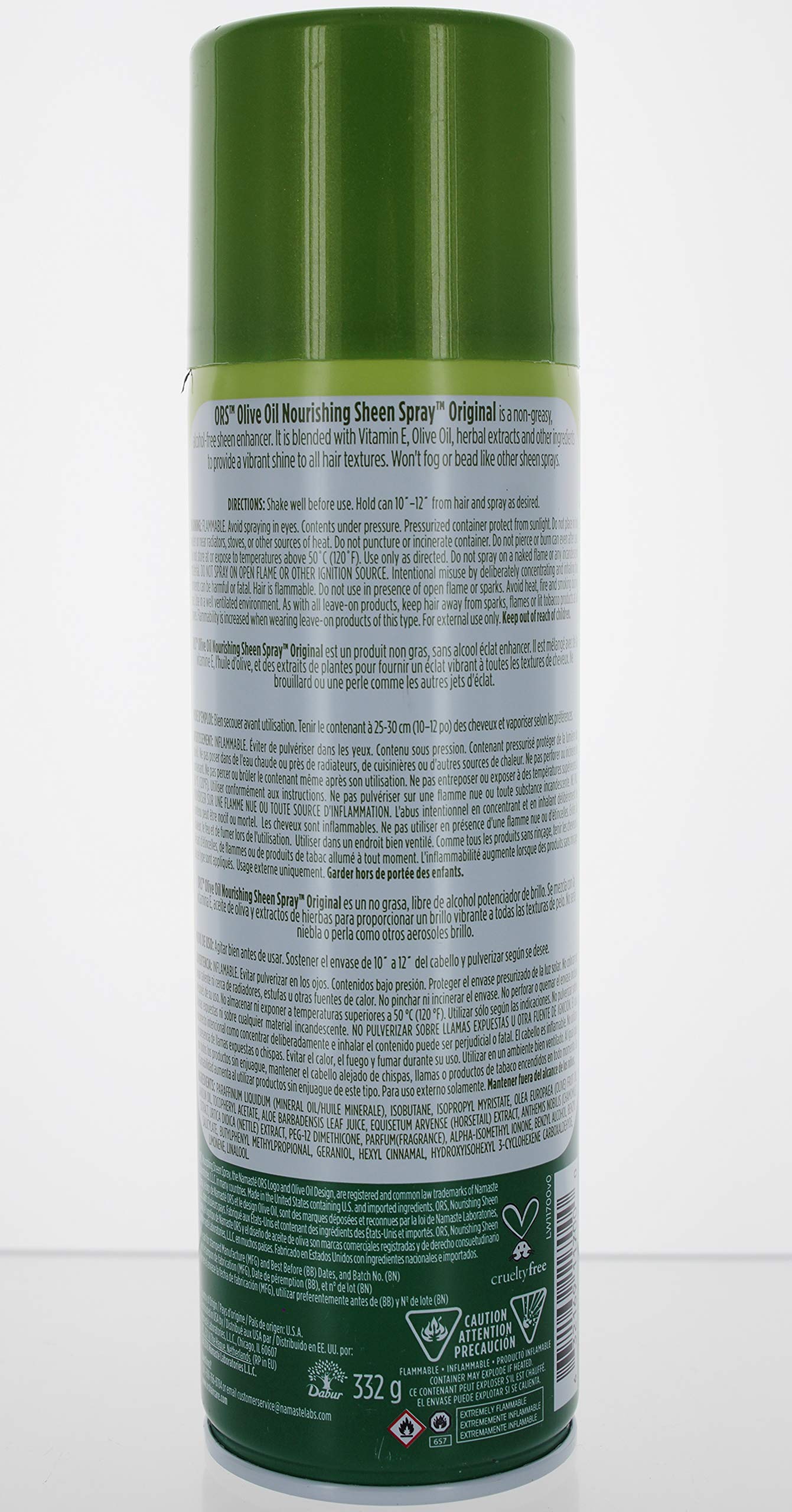 ORS Aceite de Oliva FIX-IT aplicación-atomizador, brillo ligero sin engrasar.