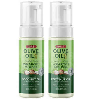 ORS Aceite de Oliva: control del frizz para envolturas suaves y manejables.