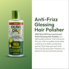 ORS Pulidor de Brillo con Aceite de Oliva: barrera de humedad para el cabello