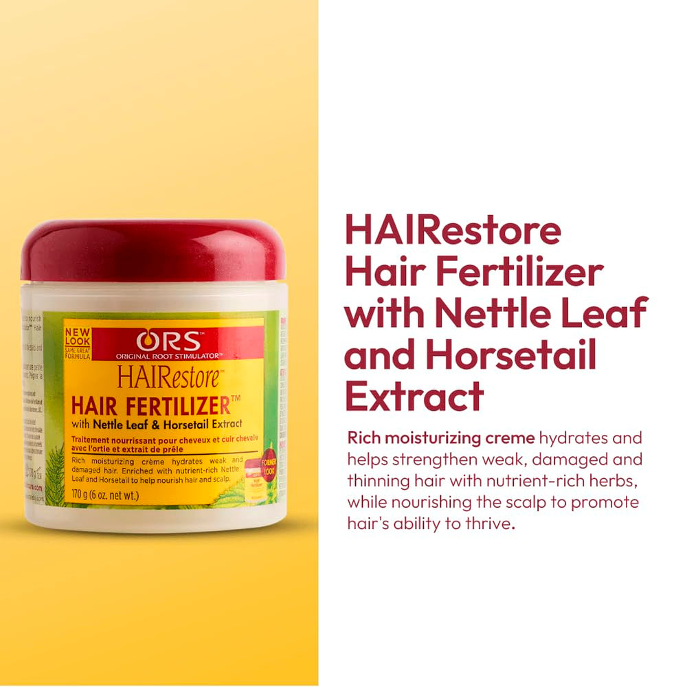 ORS HairRestore masaje suave en cuero cabelludo durante la aplicación