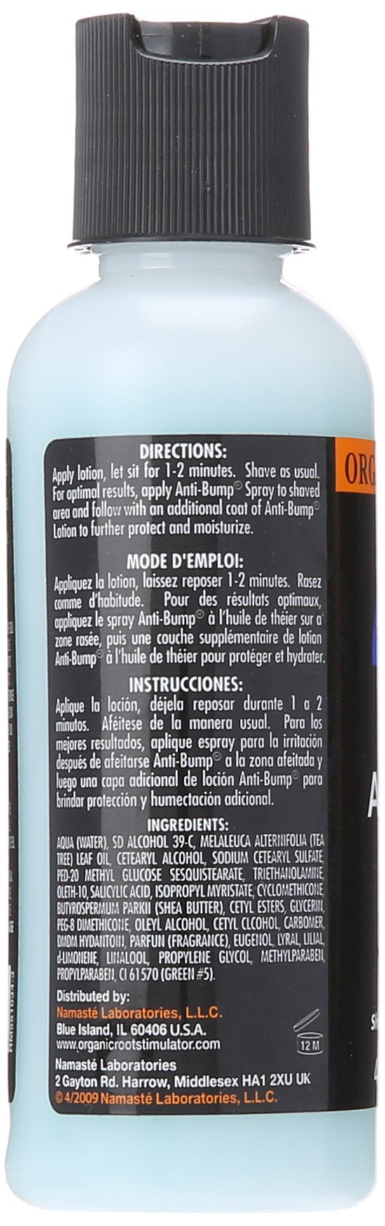 ORS loción árbol de té anti-bultos, aplicación suave antes del afeitado