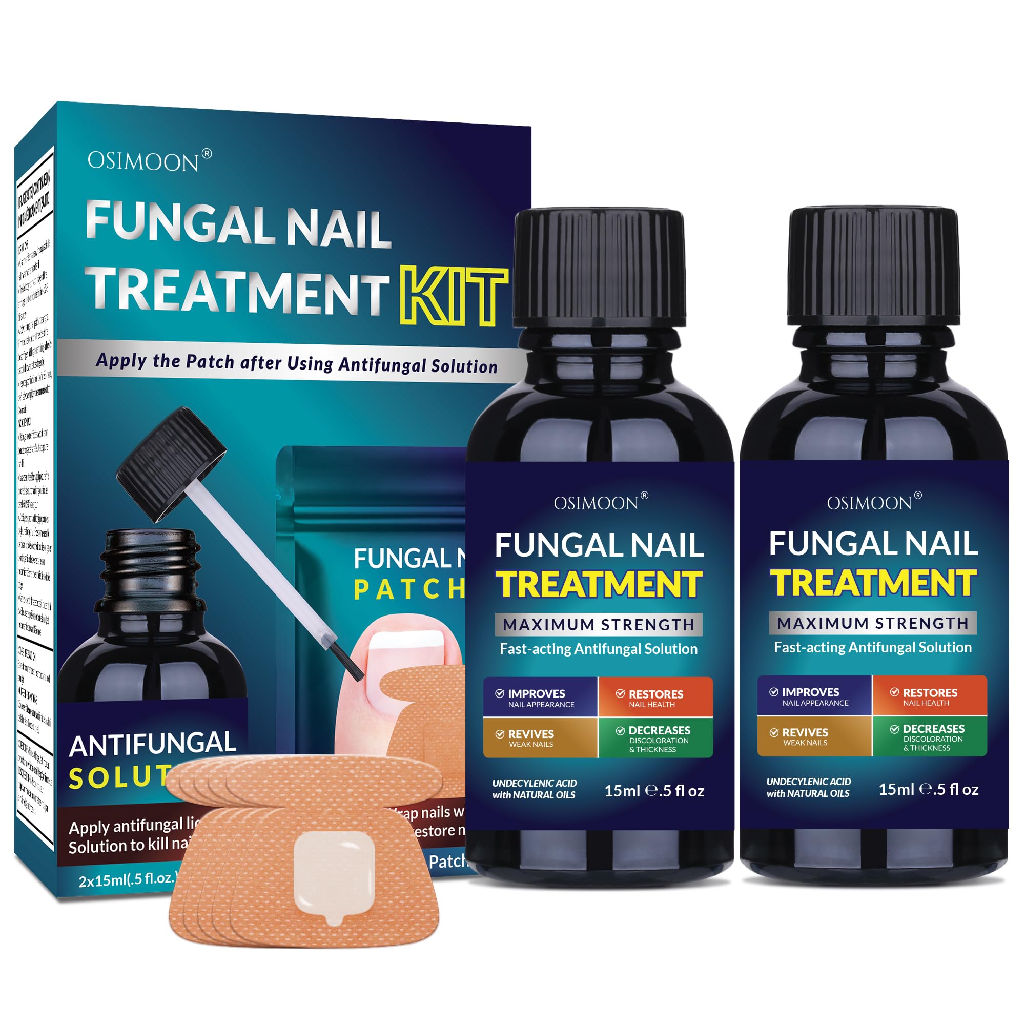 OSIMOON frasco-tratamiento-uñas: solución nutritiva para uñas que mejora apariencia.