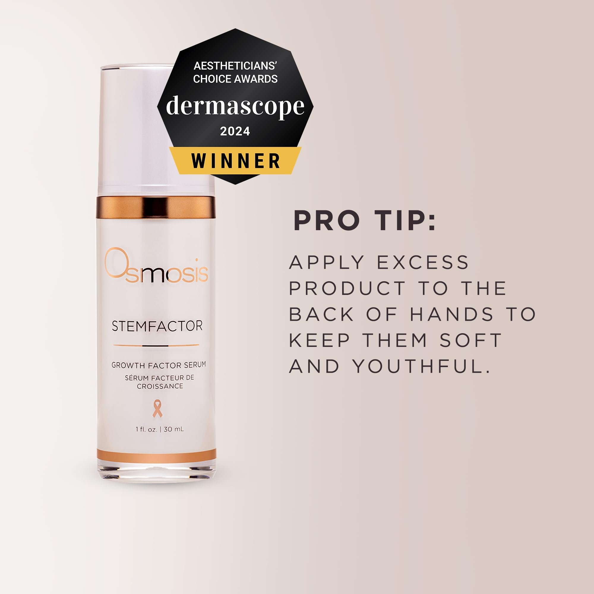Osmosis StemFactor, ingredientes clave para apoyar la salud de la piel.