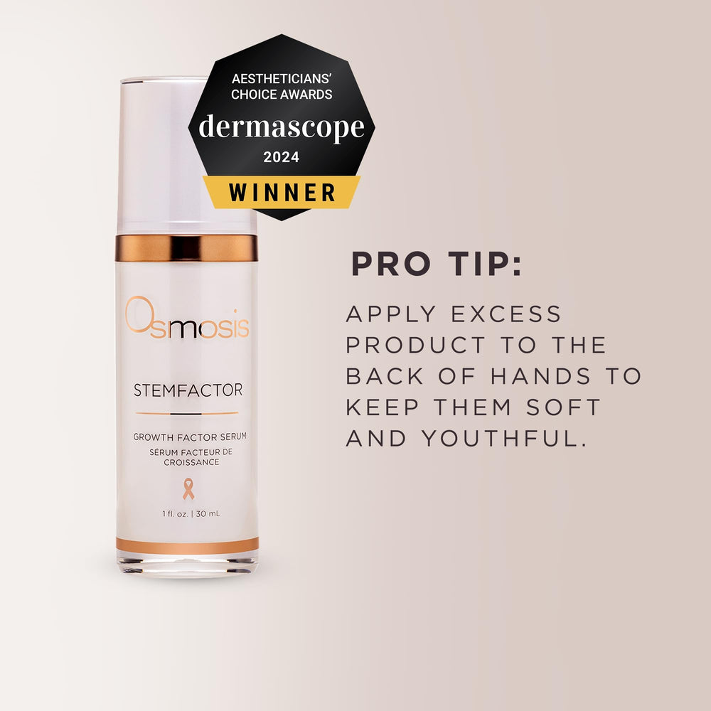 Osmosis StemFactor, ingredientes clave para apoyar la salud de la piel.